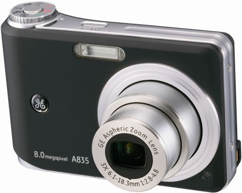 Imagen principal de GE A 835 - Cámara compacta de 8 MP (Pantalla de 2.5, Zoom óptico 3X)