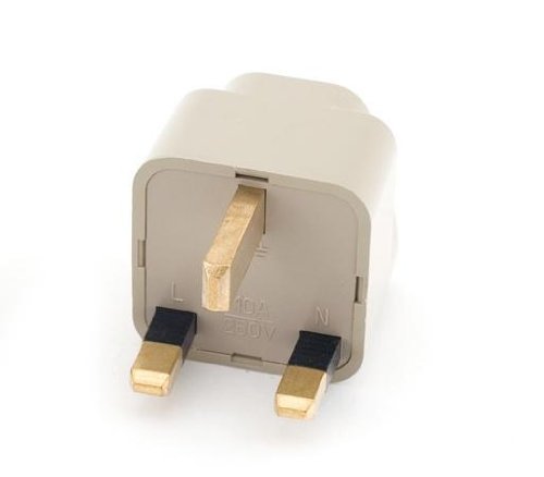 Imagen principal de Adaptador de viaje NEON, enchufe universal británico de 3 clavijas