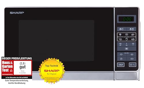 Imagen principal de Sharp R-242 INW Microondas 20L, Control Táctil, 800W, 800 W, 20 litro