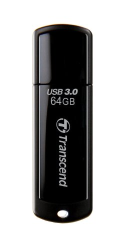 Imagen principal de Transcend JetFlash 700 - Memoria USB 3.0 de 64 GB, Color Negro