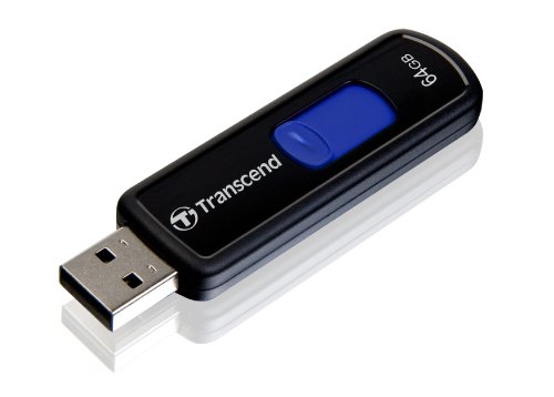Imagen principal de Transcend JetFlash 500 - Memoria USB 2.0 de 64 GB (32 MB/s), Color Col