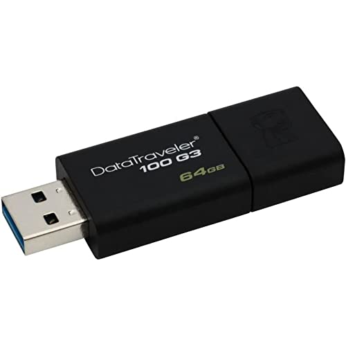 Imagen principal de Kingston DataTraveler 100 G3 -DT100G3/64GB, USB 3.0, Flash Drive, 64 G