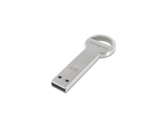 Imagen principal de Integral INFD32GBKEY - Memoria USB de 32 GB, Plateado