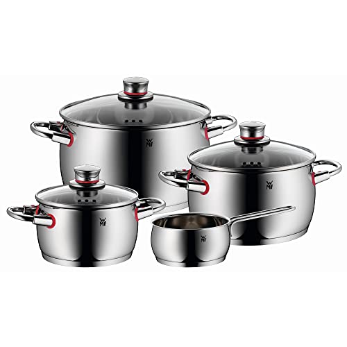 Imagen principal de WMF Quaity One - Batería de Cocina 4 Piezas, Acero Inoxidable Apto pa