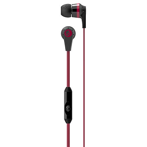 Imagen principal de Skullcandy Ink'd - Auriculares in-Ear (con micrófono), Negro/Rojo