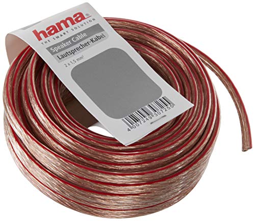 Imagen principal de Hama 030725 - Cable de altavoces 2x1,5 mm, 10 m