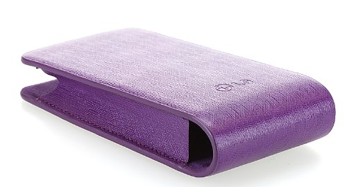 Imagen principal de LG - Funda de cuero original para teléfonos móviles LG, color morado