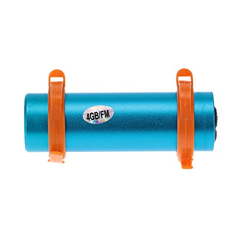 Imagen principal de 4GB Natación Buceo impermeable MP3 Radio FM Auricular azul