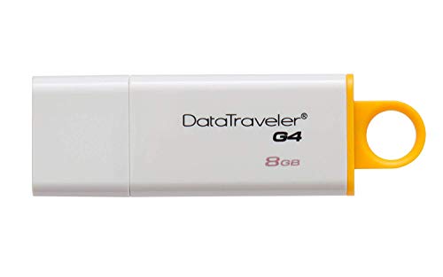 Imagen principal de Kingston DataTraveler - Memoria USB 3.0, 8 GB, color blanco/amarillo