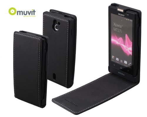 Imagen principal de Sony SESLI0019 - Funda delgada para Sony Xperia Sola, color negro