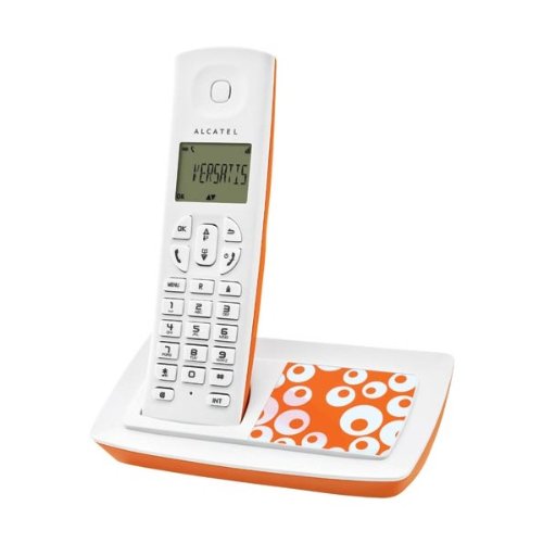 Imagen principal de Alcatel Versatis E100 - Teléfono inalámbrico DECT, color naranja y b