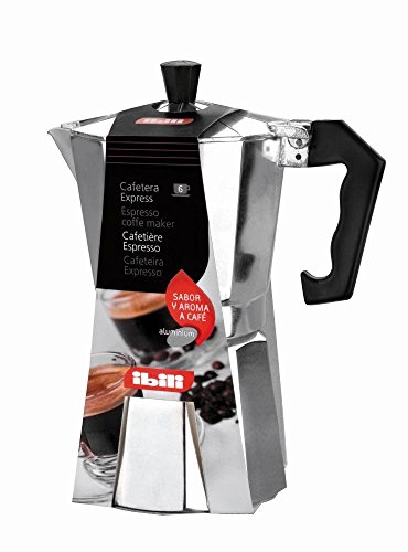 Imagen principal de IBILI - Cafetera express Bahia. 3 tazas, 150 ml, Aluminio