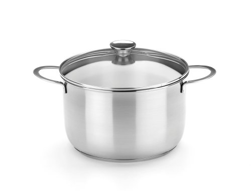 Imagen principal de BRA Ancora - Olla, 16 cm, Acero Inoxidable 18/10, con Tapa de Cristal 