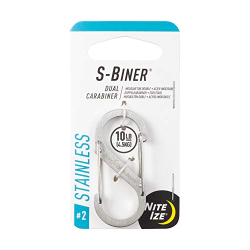 Imagen principal de Nite Ize Sbiner Metal #2 Mosquetón, Hombres, Plateado