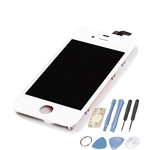 Imagen principal de SKILIWAH-Para iPhone 4 Pantalla Táctil LCD Color Blanco (Cristal Digi