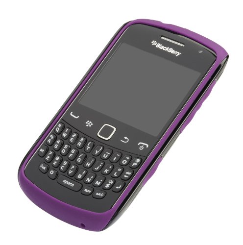Imagen principal de BlackBerry Premium Skin - Funda para BlackBerry 9360, negro/púrpura