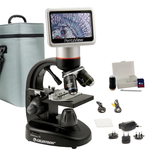 Imagen principal de Celestron 44348 PentaView LCD: microscopio digital, 40x-60x aumentos, 