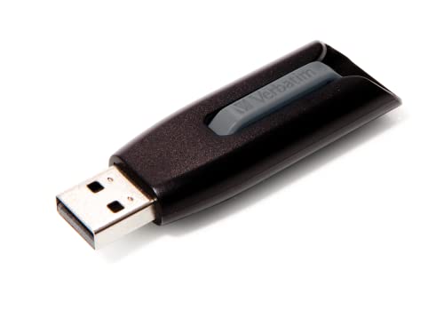 Imagen principal de Verbatim 49168 - Memoria USB 3.0 de 256 GB, Negro, 58 mm x 20 mm x 11 