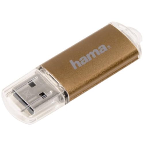 Imagen principal de Hama 32GB Laeta - Memoria USB de 32 GB (USB 2.0, con Tapa), marrón