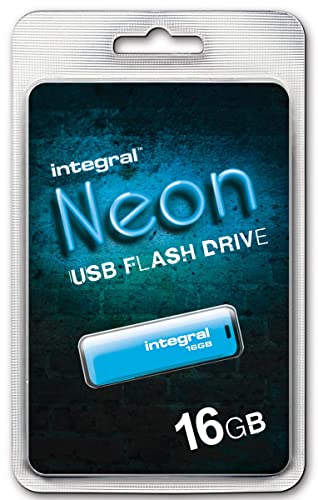 Imagen principal de Integral INFD16GBNEONB - Memoria USB 16384 MB (azul)