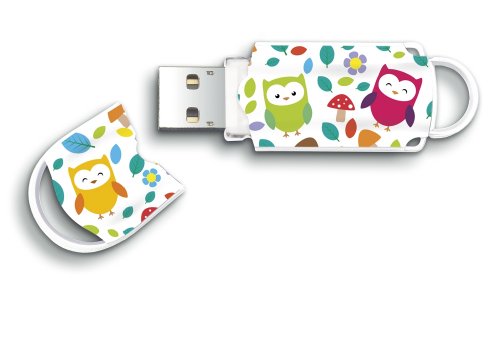 Imagen principal de Integral 8GB Owls Unidad Flash USB USB Tipo A 2.0 Multicolor - Memoria