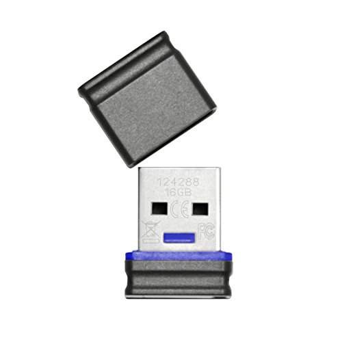 Imagen principal de Platinum 177536 Mini Twister USB Stick - Memoria USB de 16 GB, Negro