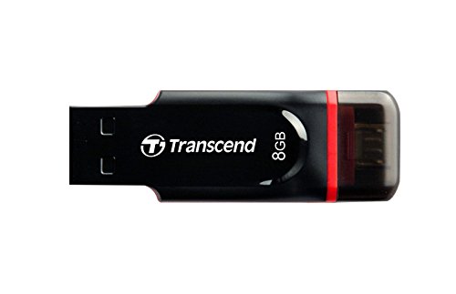 Imagen principal de Transcend JetFlash 340 - 8GB OTG Conector Dual: USB 2.0. + microUSB
