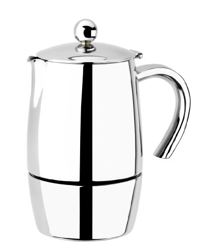 Imagen principal de BRA Magna Cafetera, Capacidad 6 Tazas, Acero Inoxidable 18/10