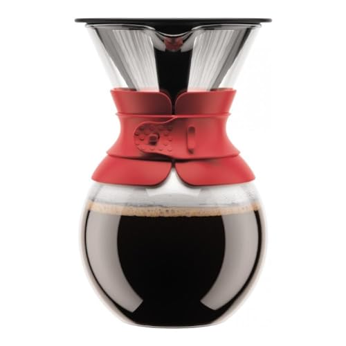 Imagen principal de Bodum 11571-294 Cafetera de Goteo con Filtro Permanente, Rojo