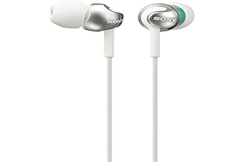 Imagen principal de Sony MDR-EX110LP - Auriculares de botón, color blanco con verde