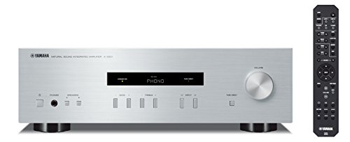 Imagen principal de Yamaha A-S201 - Amplificador Hi-Fi estéreo de 100 W, plateado