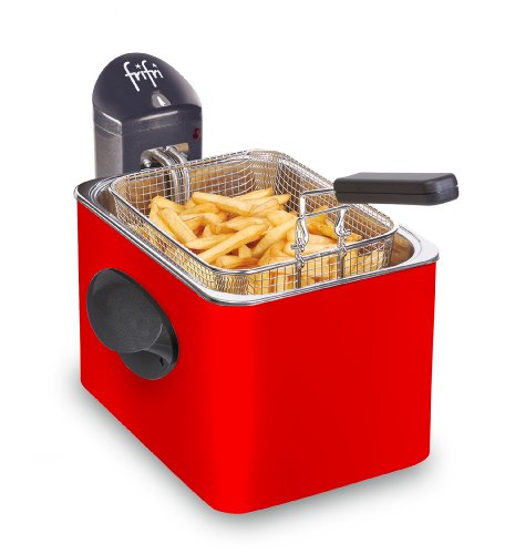 Imagen principal de Frifri 1905R - Freidora (3,5L, 1 kg, Solo, Rojo, 3200W, 280 x 350 x 27