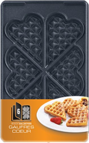 Imagen principal de Tefal XA8006 - Accesorio para sandwichera, 226/132 mm, corazón, negro