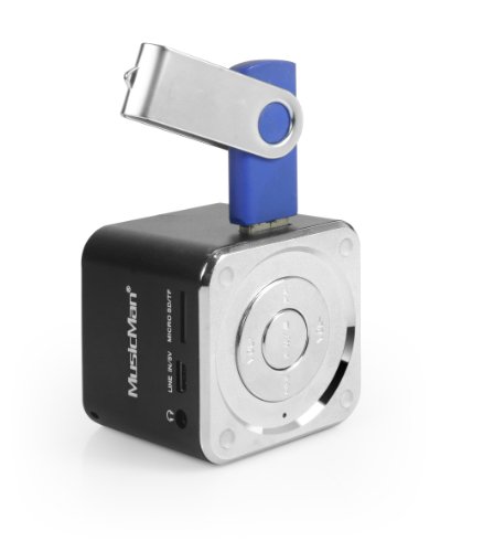 Imagen principal de Altavoz portátil MusicMan Mini Soundstation - Reproductor de MP3, USB