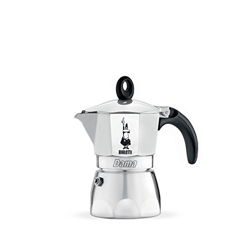 Imagen principal de Bialetti Moka Dama Cafetera Italiana Espresso, 3 Tazas, Aluminio, Plat