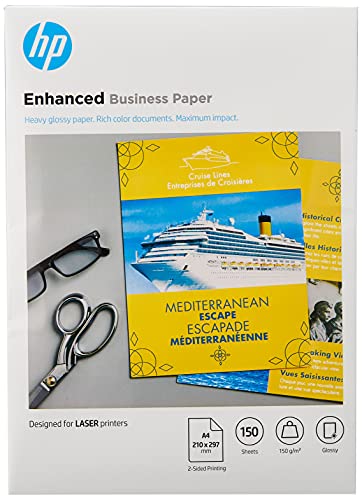 Imagen principal de HP Enhanced Business Photo Paper, CG965A, 150 hojas de papel fotográf