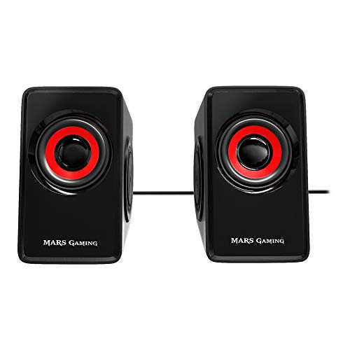Imagen principal de MARSGAMING MS1, altavoces 10W, subwoofer, Jack 3.5mm, Pc/Mac/smartphon