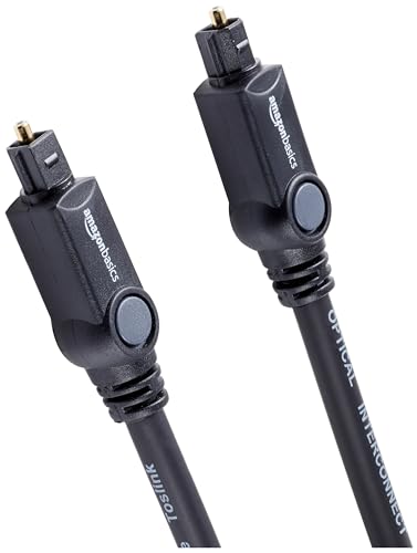Imagen principal de Amazon Basics Cable óptico de Audio Digital Toslink, 1.8 m/ 6 ft, Neg