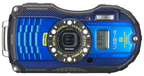 Imagen principal de RICOH waterproof digital camera RICOH WG-4GPS blue waterproof 14m with
