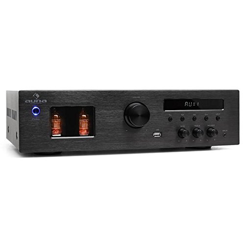 Imagen principal de Auna Tube 65 - Amplificador estéreo de válvulas, Receptor, Sistema d