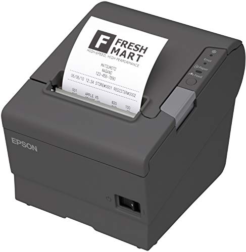 Imagen principal de Epson C31CA85042 - Impresora térmica de Recibos, Negro, Plateado