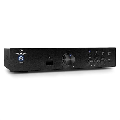 Imagen principal de Auna Amplificador Audio Equipo de Musica para Casa, Amplificador HiFi 