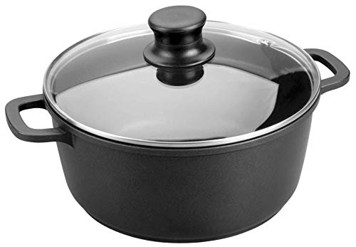 Imagen principal de LACOR - 25824 - Cacerola con Tapa de Cristal Forte de 24 cm Aluminio -