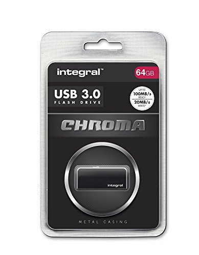 Imagen principal de Integral Europe Chroma - Memoria USB de 64 GB (USB 3.0), Negro