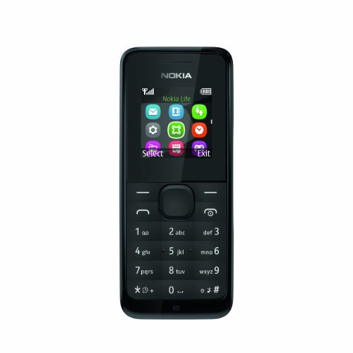 Imagen principal de Nokia 105 - Móvil libre (Pantalla 1.4), negro [importado]