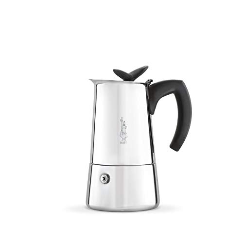 Imagen principal de Bialetti Musa Cafetera Italiana para Espressos, Acero inoxidable, 2 ta