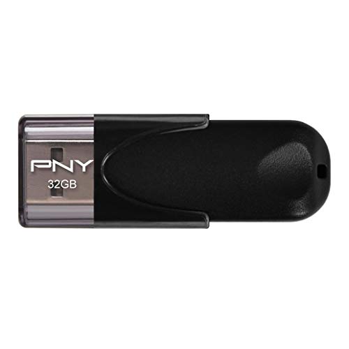 Imagen principal de PNY FD32GATT4-EF - Memoria USB 2.0 de 32 GB (25 MB/s), Color Negro