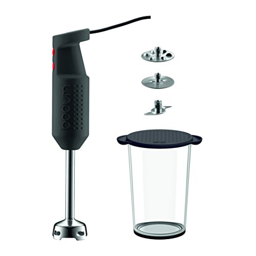 Imagen principal de Bodum Bistro Set Batidora con Accesorios, 200 W, Plástico, Negro