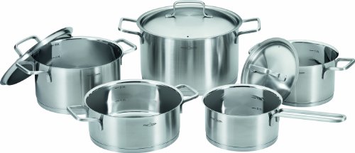 Imagen principal de ProfiCook Batería de Cocina, Acero Inoxidable, Gris
