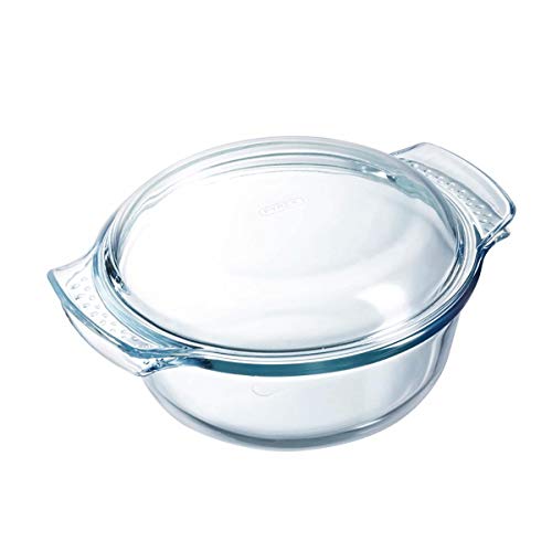 Imagen principal de Pyrex Classic 1040704 - Cacerola Redonda con Tapa, 5L, Vidrio, Transpa